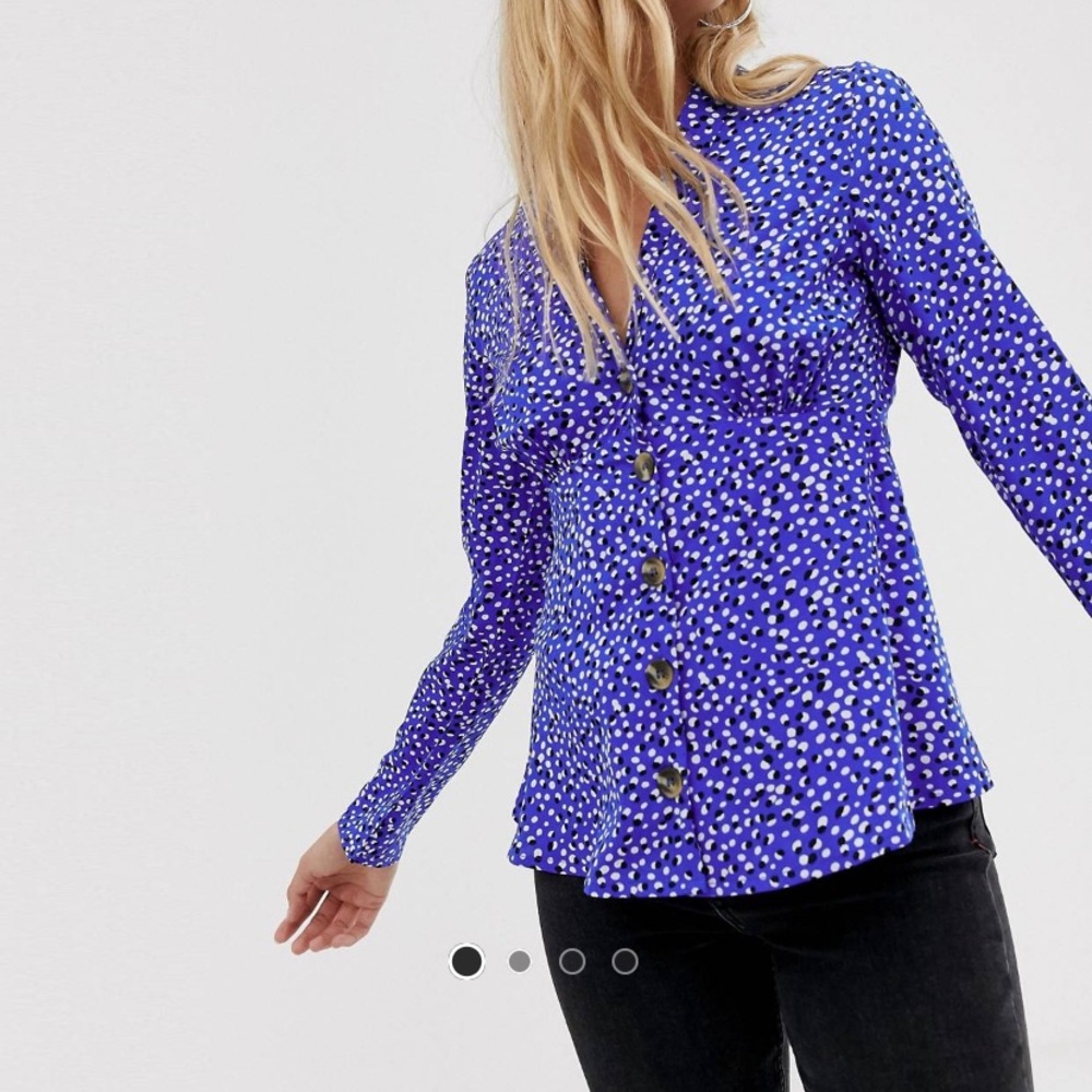 ASOS Button Up Tea Blouse